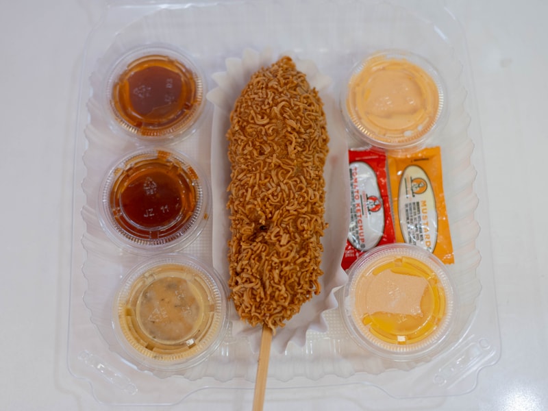 Crispy Ramen Corn Dog